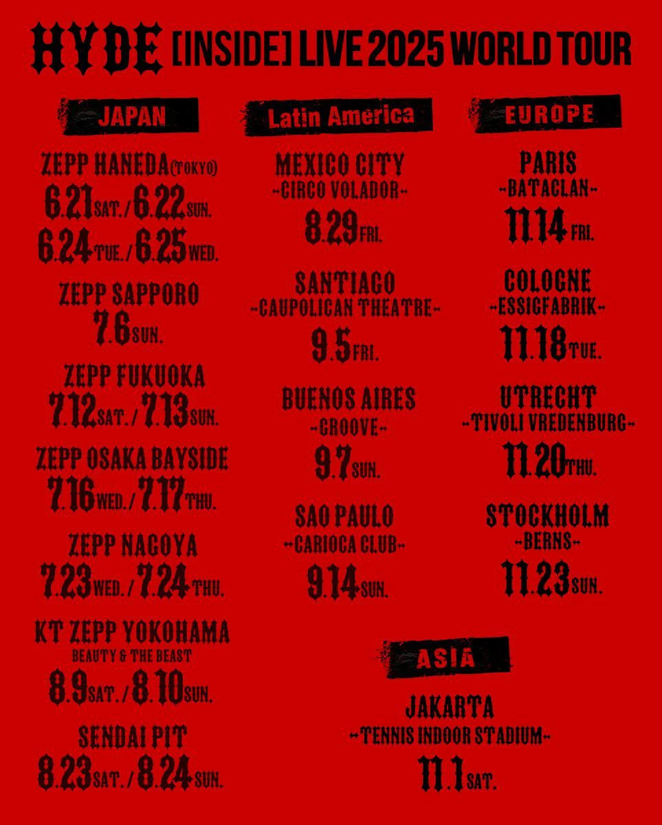 HYDE Tour